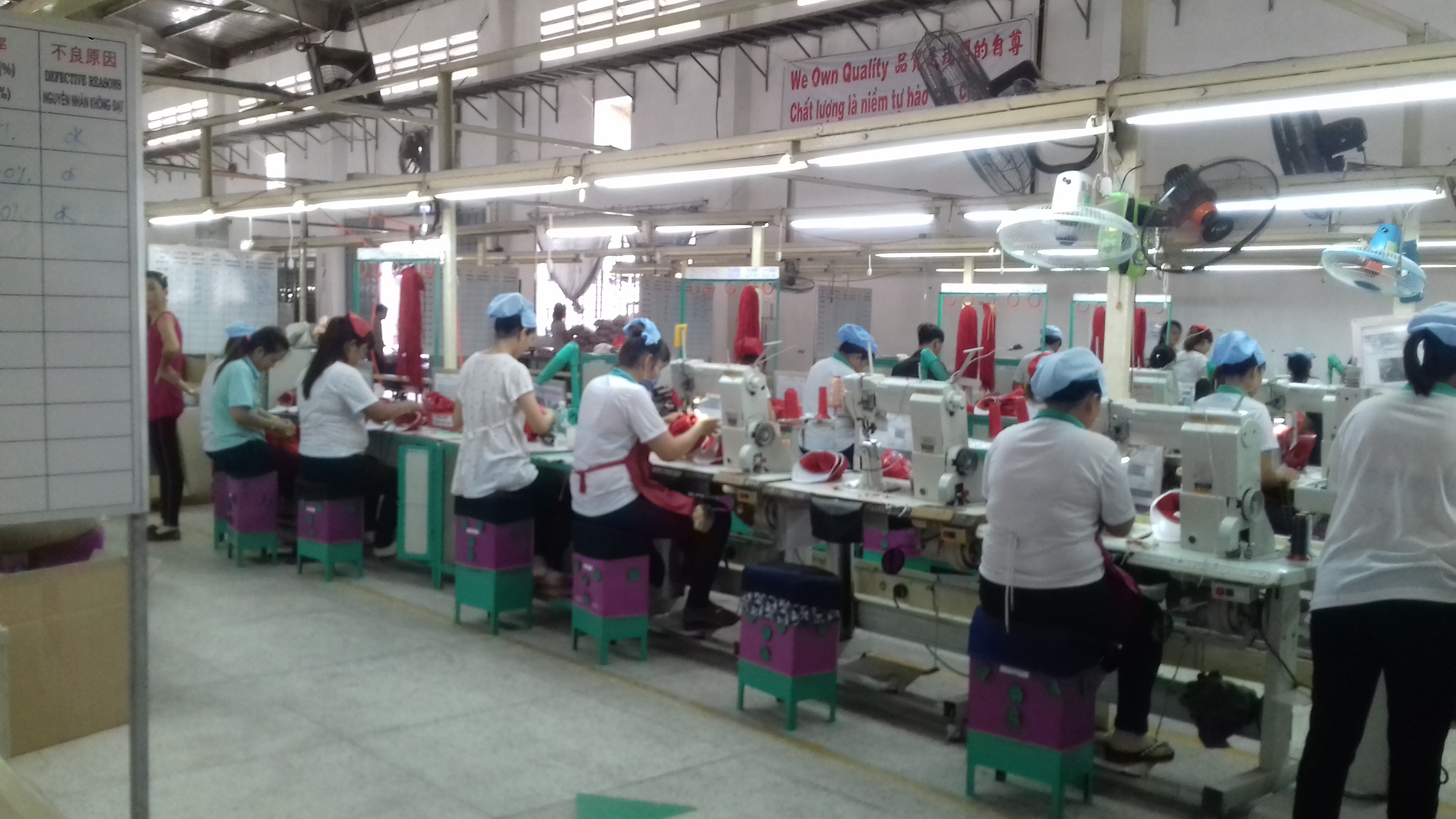 Nhà máy d&ecirc;̣t may T&acirc;y Ninh 2018